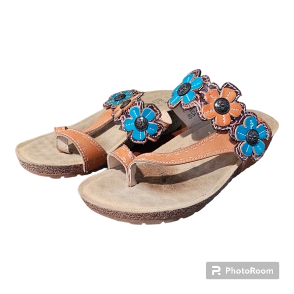L' Atiste spring step damour foral sandals - Picture 5 of 5